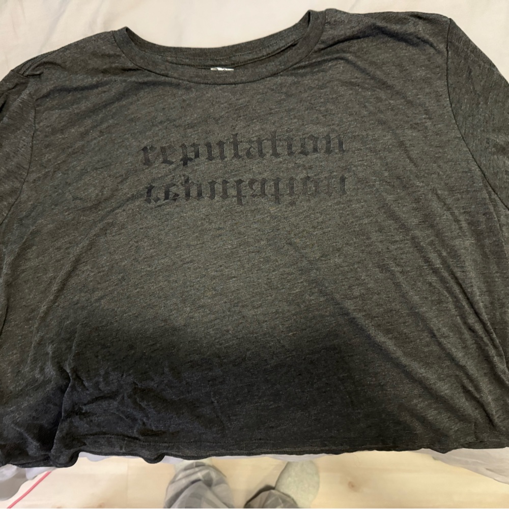 Taylor Swift reputation Inspired Cropped Tee 2XL